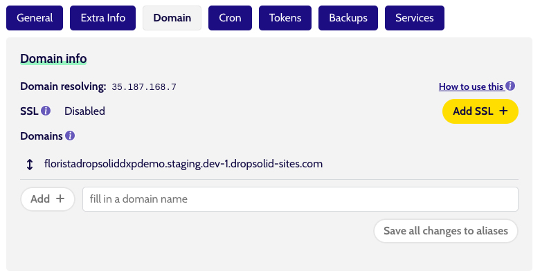 domains subtab